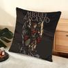 Archangel St Michael Cushion Cover Soft Short Plush Pillow Cover Smooth Cozy Texture Aesthetic Cushion Case Home Decor