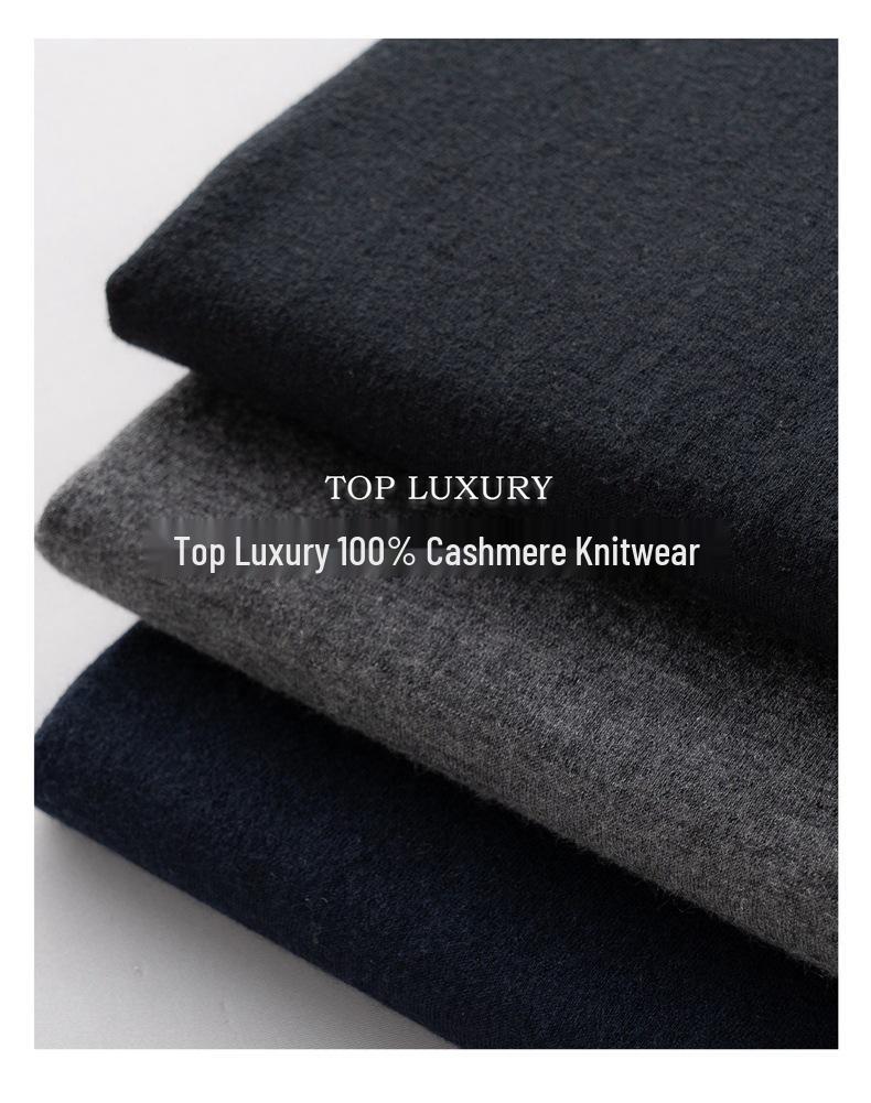 Women's Casual Knitwear: Pure Cashmere Long Sleeve, Round Neck, Loose Style for Autumn and Winter.