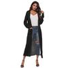 Solid Color Sweater Cardigan Jacket Women Casual Long Buttonless Fashion