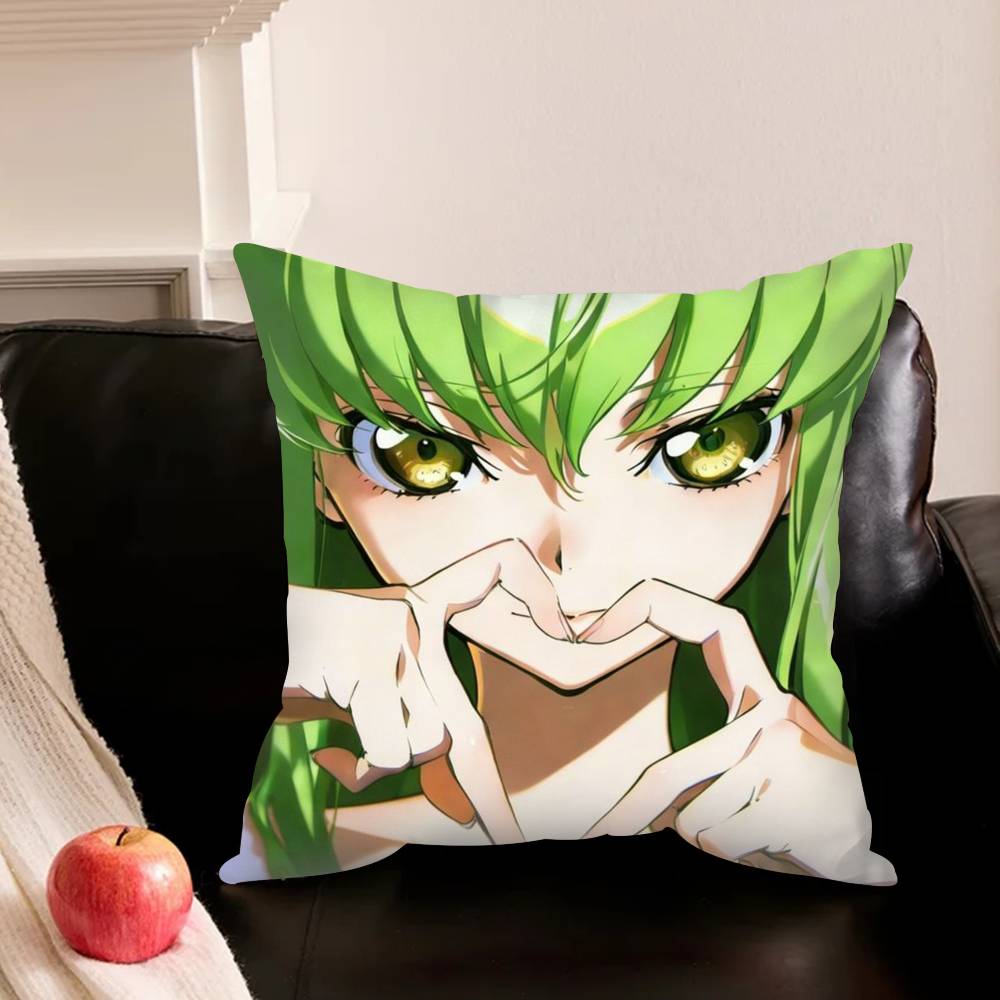 Code Geass Anime Various Sizes Square Pillowcase For Car Home Bedchamber Decor