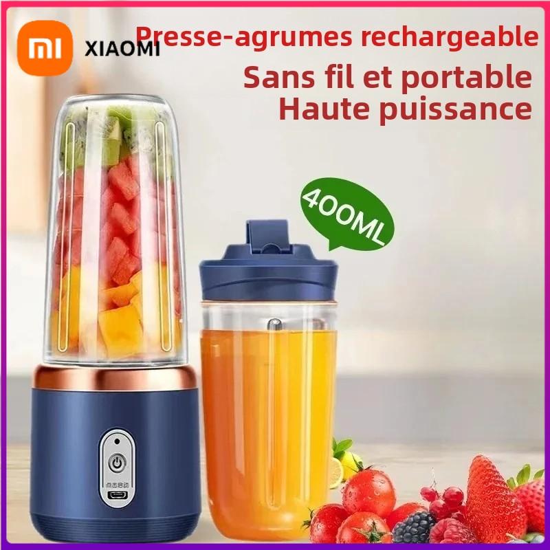 Xiaomi 6 Color 400ml Portable USB Blender Electric Travel Juicer Cup For Smoothie Milkshake Kitchen Mini Mixer Tool