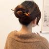 Wooden Cat Hair Stick Bell Cartoon Aniaml Hairpin Elegant Chinese Hanfu Style Hair Clip  Daily