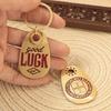 Fashionable Unisex Key Chain With Inspirational Detail Motivational Good Luck Pendant Key Holder Accessories