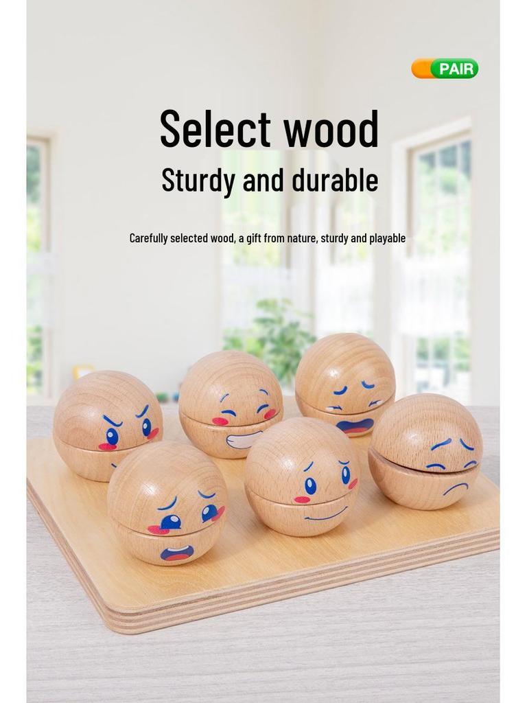 Child's Emotional Expression & Color Recognition Game for Ages 3+: Educational Teaching Aid