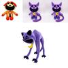 Cross-border New Product Game Doll Terror Purple Cat Monster Smile Animal Big Mouth Purple Cat Plush Toy