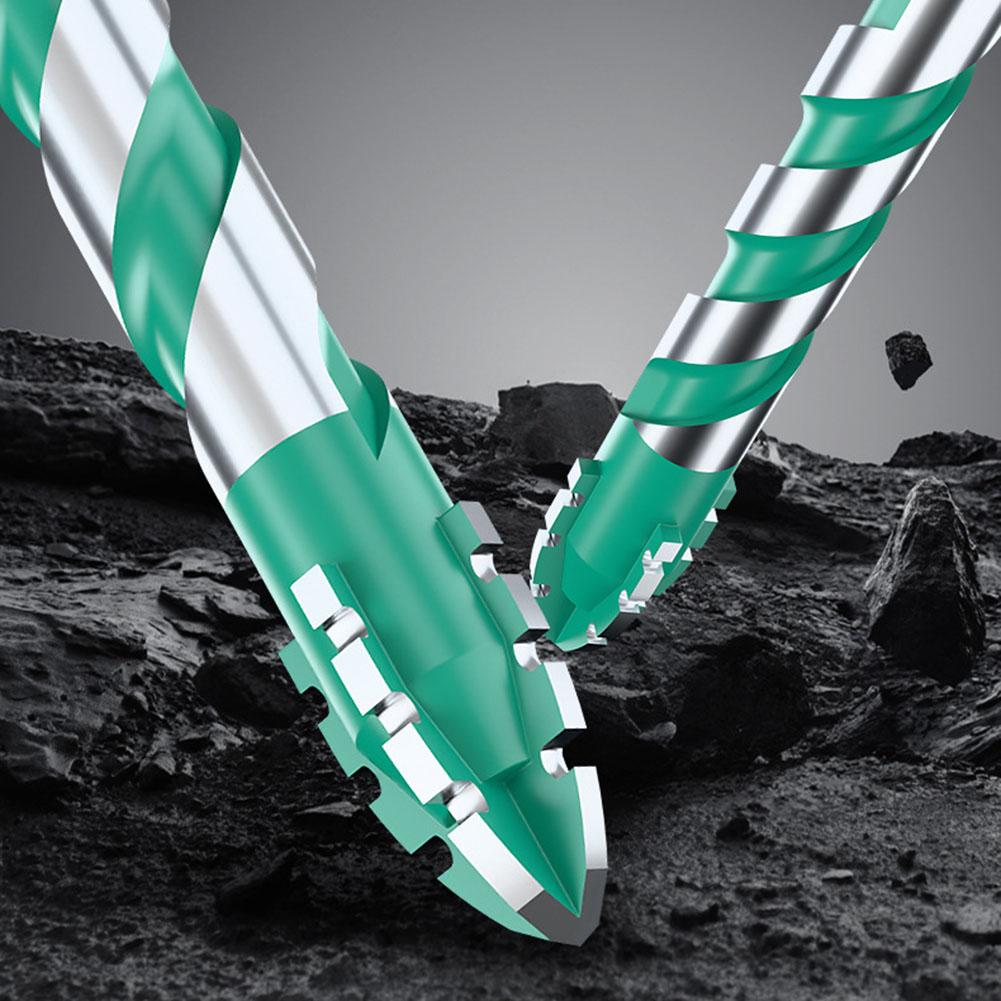 5PCS Professional Drill Bits for Drilling in Wood Glass and Metal Carbide Construction for Exceptional Durability