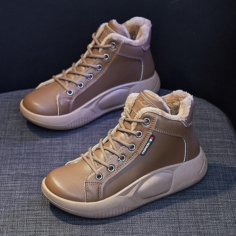 Jesienne nowe buty na biegunach z grubą podeszwą Wszechstronne modne damskie pojedyncze buty Casualowe buty damskie w stylu retro
