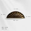 Gold Handle Kitchen Cabinet Storage Seashell Handles Door Knobs Furniture Kitchen Item Cupboard Closet Drawer Dressers Wardrobe