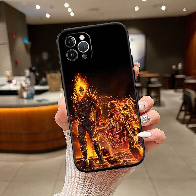 Ghost Rider Case for Samsung Note 20 10 S25 Plus Ultra Lite FE M20 M21 M30 M31 M51 A11 A26 A51 A52 A53 A56 A70 A71 A72 A73