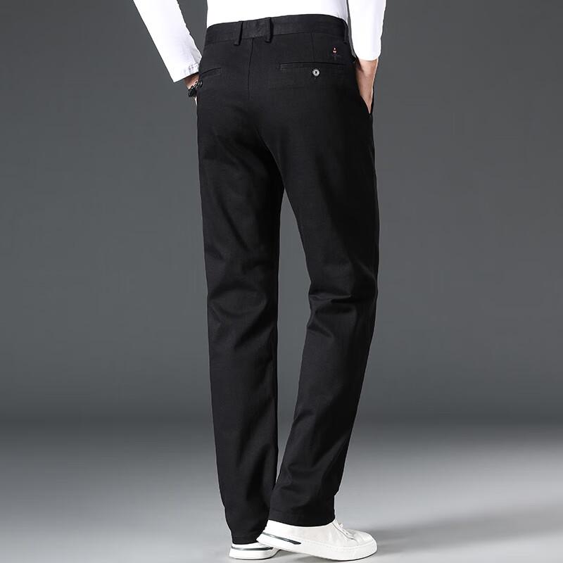 Men's Business Casual Straight-Leg Pants
