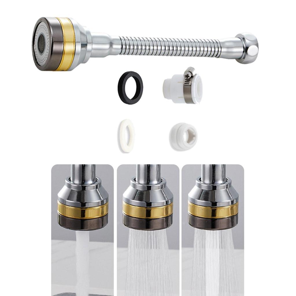 360 Degree Faucet Extension for Kitchen with Universal Adapter And Flexible Pipe