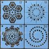 56 Mandala-Steinmalvorlagen - Kreative Schnitzformen für die Mandala-Kunst