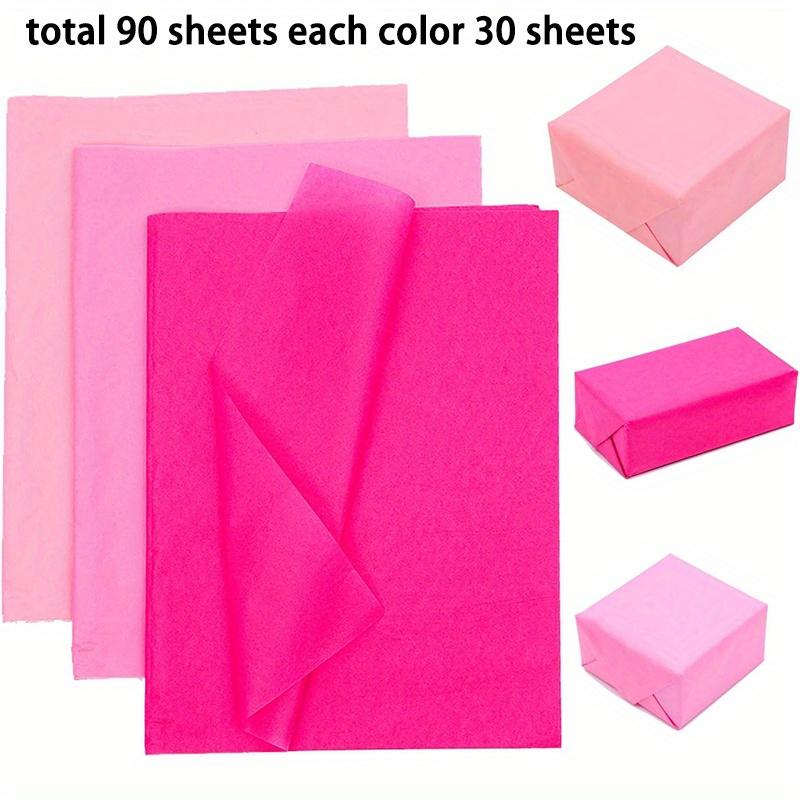 

90 листов папиросной бумаги, упаковочная бумага 14 x20 для свадьбы, Дня святого Валентина, Дня матери, дня рождения, сделай сам, искусство, ремесло, вечеринка, сувенирная упаковочная бумага, украшение розовый