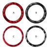 High Performances Carbon Fiber Car Trunk Button Cover Automotive Interior Sticker Trunk Button Rings Suitable for Auto