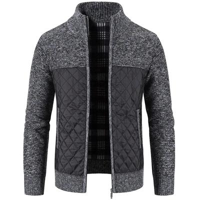 Maglione cardigan con collo alto autunno e inverno maglione casual spesso cappotto caldo alla moda da uomo