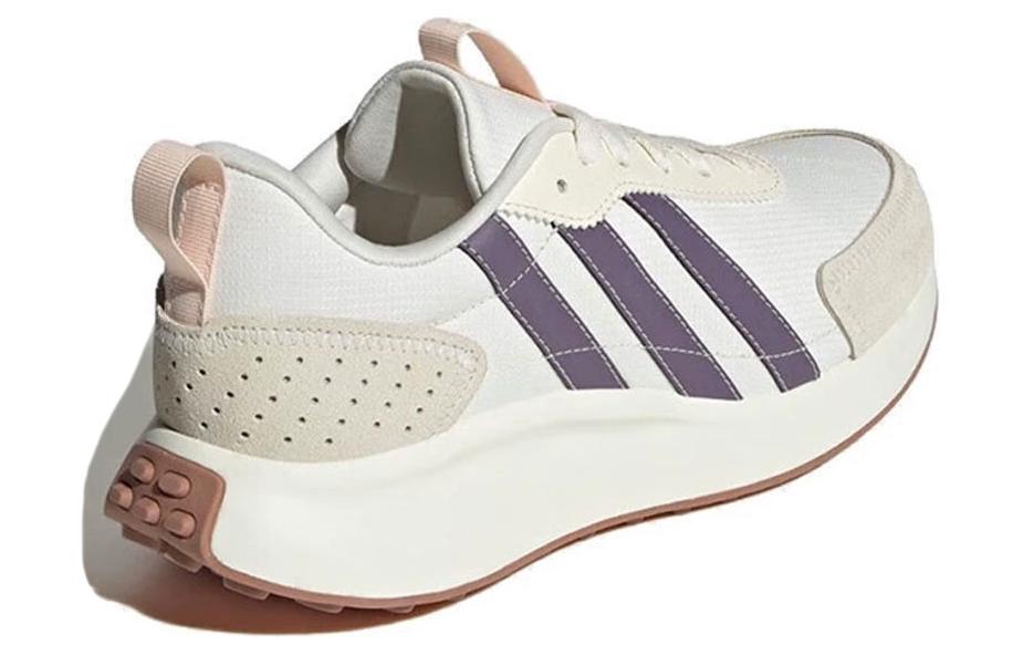 Adidas Neo Futro Lite Fabric Cushioning Abrasion Resistant Lightweight Low top Casual Shoes Women's Beige Umber IG1493