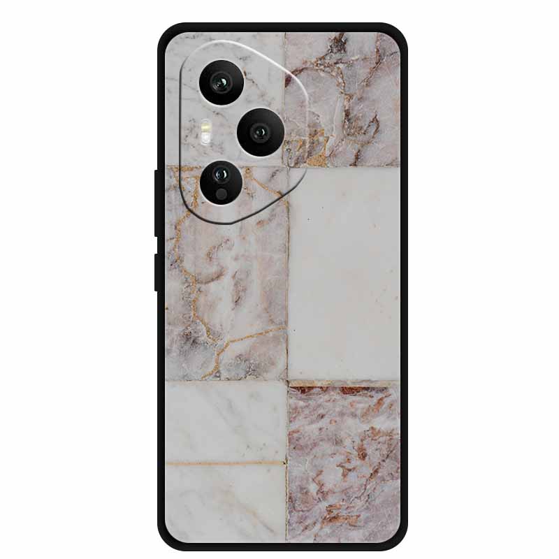 For Honor 400 Pro 5G Case Honor 400 5G Marble Painted Silicone Back Cover Cases for Honor 400 Pro/ 400 TPU Black Case 400 Pro 5G