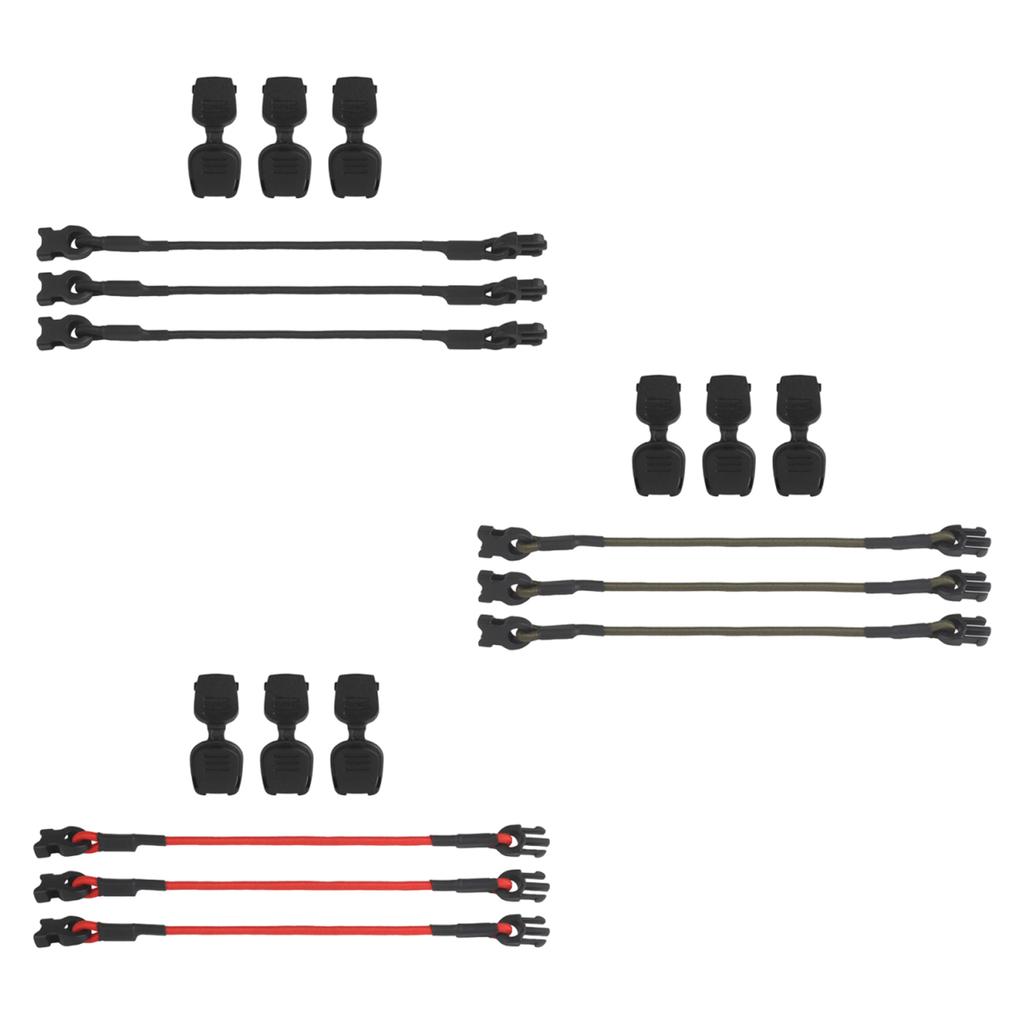 3Pcs Tourniquet Holder Strap Reusable Elastic TQ Retention Bands Outdoor Training Backpack Lanyard for Tactic Game Accessories