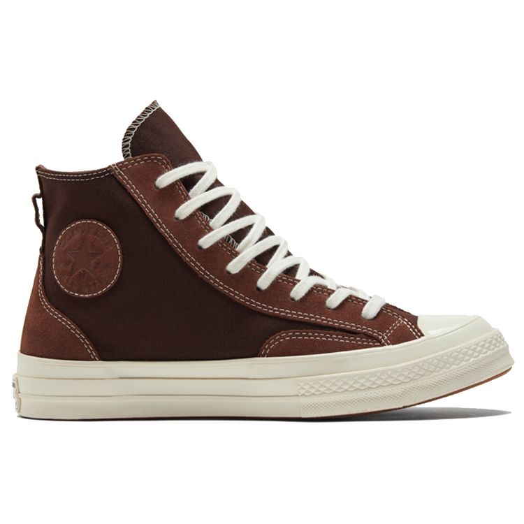 Converse Chuck 70 High Final Club - Dark Root Unisex Sneakers Brown Dark-Roast Egret 173196C