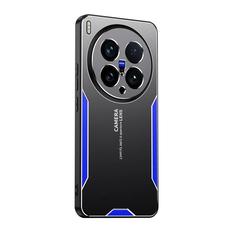 Metal Matte Hard Phone Case for Vivo X200 Ultra Camera Lens Protection Soft Silcione Bumper Shockproof Cover for VIVO X200S