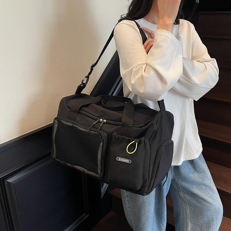 Reise-Fitness-Tasche mit großem Fassungsvermögen, wasserdichte, tragbare Sport-Duffel-Tasche für Herren, Handtasche für kurze Trainingsstrecken