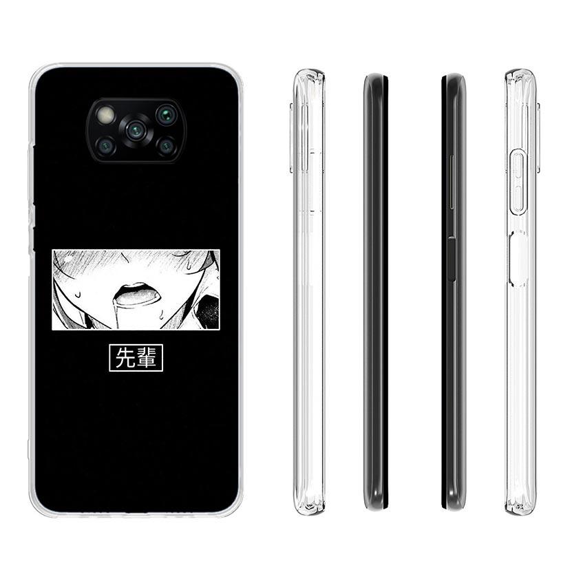 Japanese Aesthetic Text Letter Case Phone Cover for Xiaomi Redmi Note 10 9 9S 8 8T 7 5 Pro Mi 12T 11T 10T 9T 12 11 Lite A3 A2 Tr