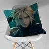 FFinal FFantasy Cloud Strife FFF7 Pillowcase for Sofa Room Office Decor Printing  Merchandise AllMatch Cushion Cover