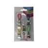 10Pcs Pack Portable Clothes Pegs Metal Colorful Laundry Tea Towel Hanging Clip