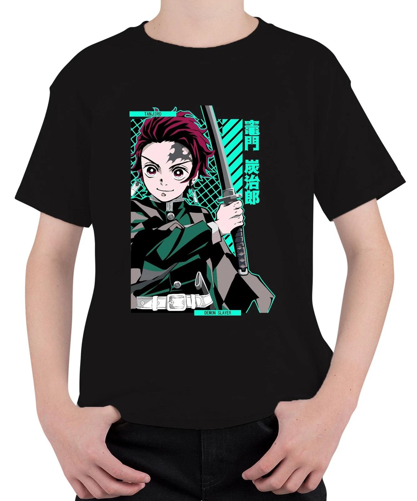 Tanjiro Demon Slayer Kamado Schwert Anime Manga Geschenk Cosplay Unisex Kinder T XXXXL