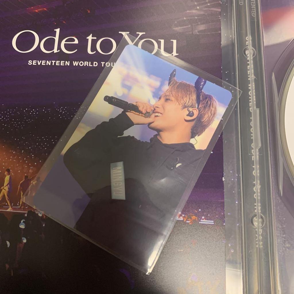 [USED] SEVENTEEN Ode To You Blu-ray S.Coups Mingyu