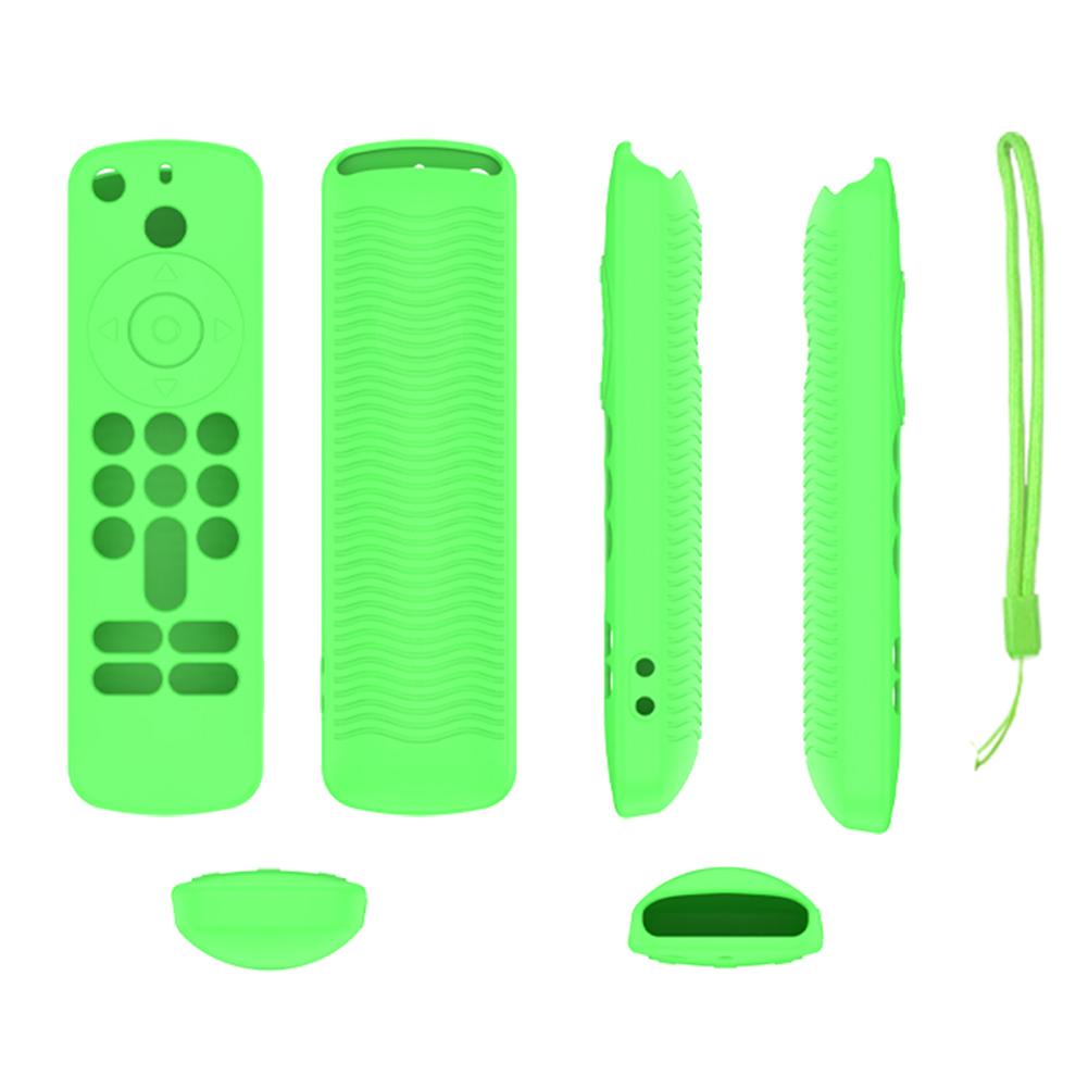 Silicone Remote Case Anti-Slip Protective Cover with Lanyard Protective Controller Sleeve Skin Remote Cover for Fire TV Stick HD