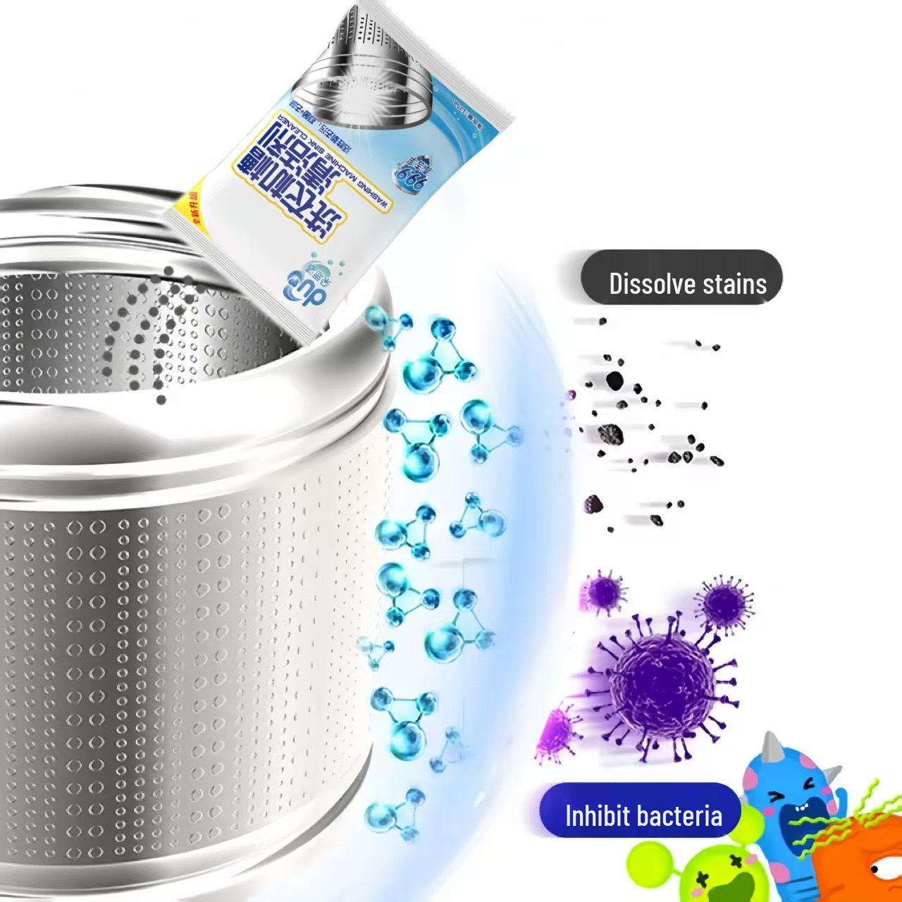 

Efficient, Non-Corrosive Washing Machine Cleaner with Mild Formula