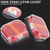 Car  Tail Lamp Taillight Turn Signal Indicator for Truck UTV ATV Van Square Car Accessories License Plate Lamp 28 LED 12V 24V