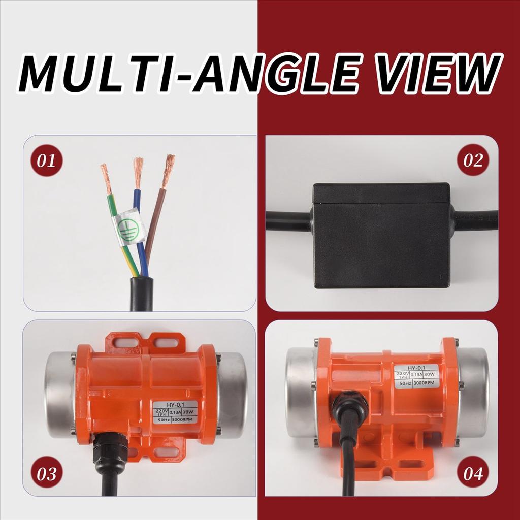 A78U Concrete Vibrator Vibration Motor 30W 220V 3000Rpm Single Phase Aluminum/Motor Speed Controller
