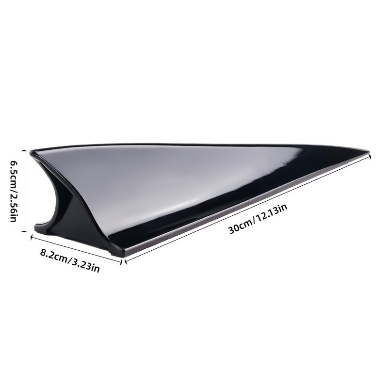 universal streamlined shark fin antenna, no punching roof decoration antenna, body trend appearance upgrade and modification acc