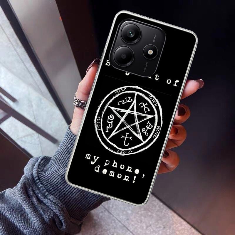 Angel Castiel Supernatural Phone Case For Xiaomi Redmi Note 10 11 12 13 14 15 Pro Plus 11S 12S 14S 11T 11E 10S Soft TPU Back Cov