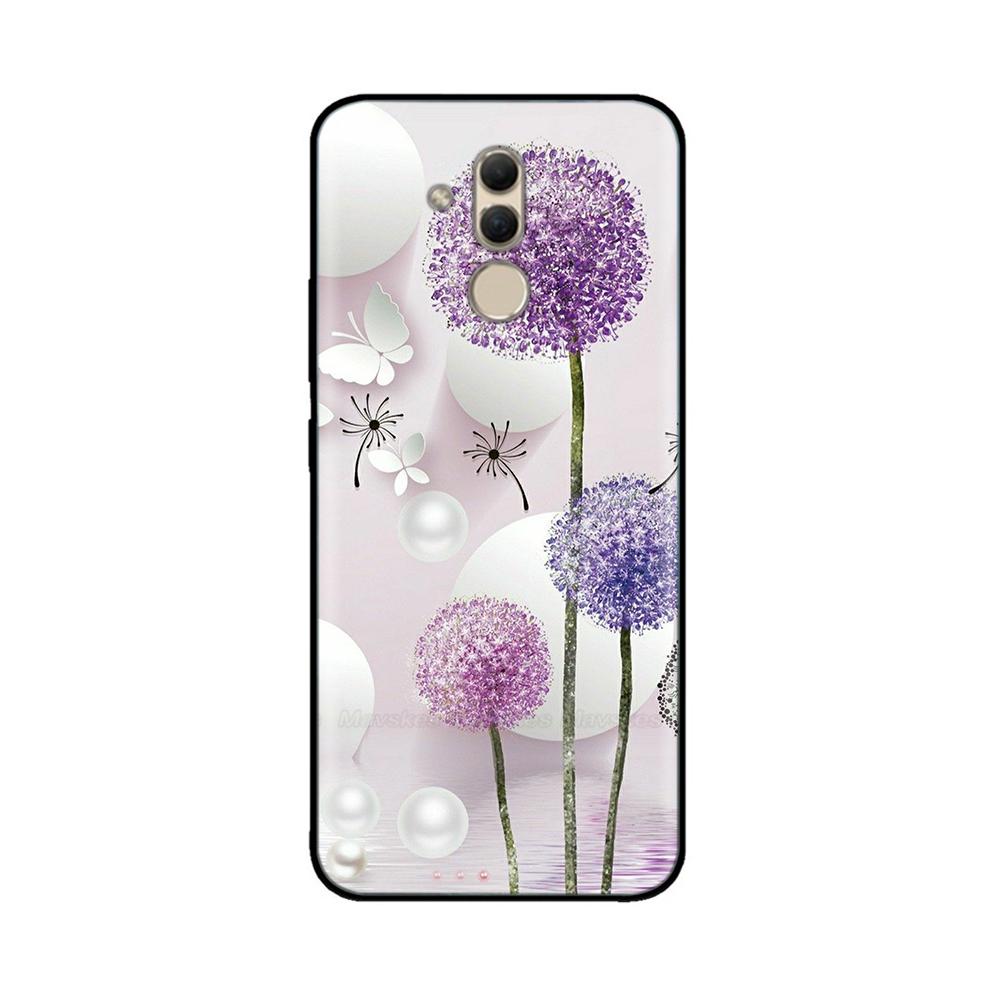 For Huawei Mate 20 Lite Case Cartoon Soft Silicone Phone Cover For Huawei Mate 20 Mate20 Pro Cases Bags Shockproof Painted Cover