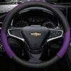 Jnfb1 38cm Car Steering-Wheels Cover 15" Leather For Chevrolet Cruze Malibu Sail Spark Captiva Equinox Trax/Tracker AVEO Lova RV