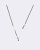 Seupeulingseuteulingseu Clip Antique Metal Chain Eyeglass Strap [Burnished Silver]