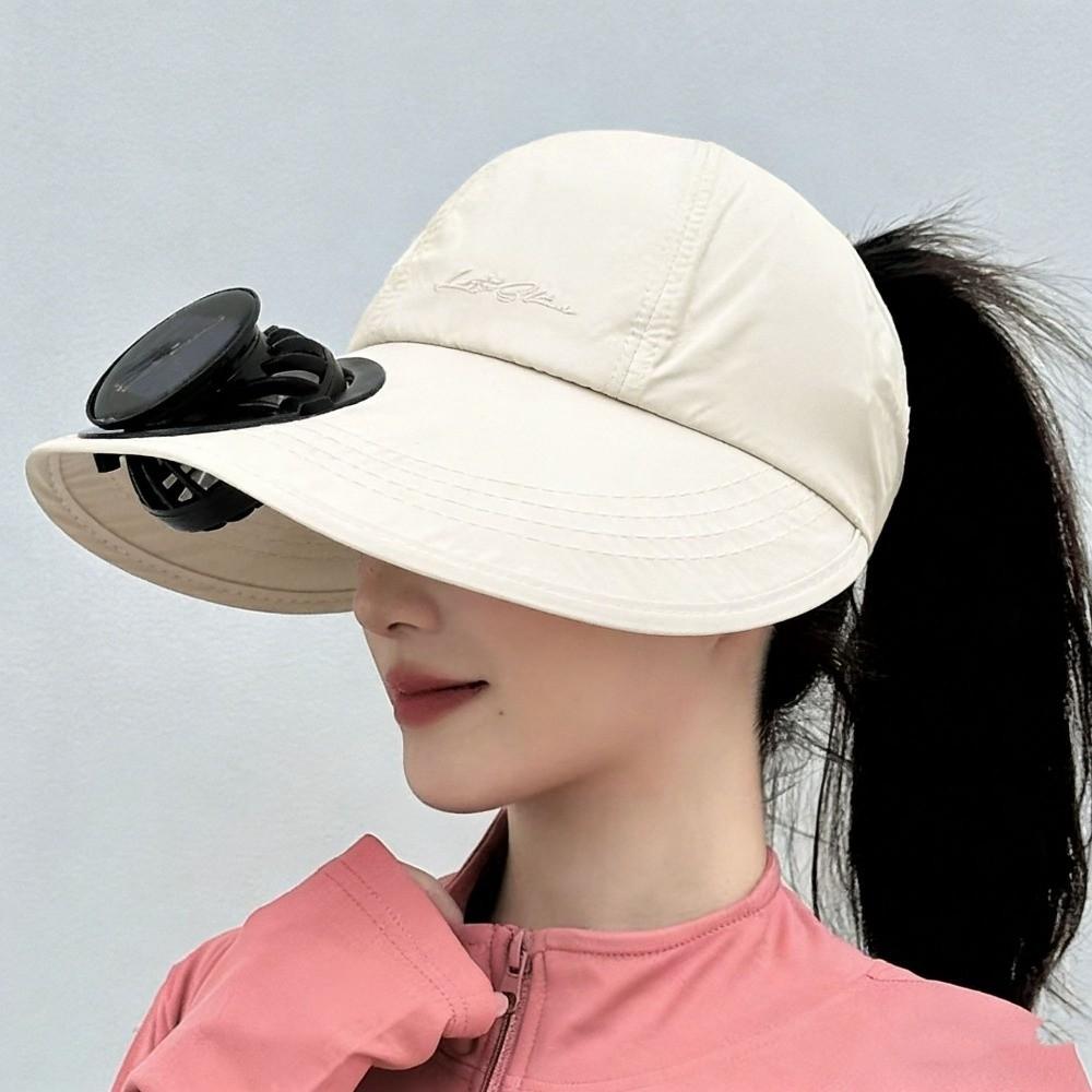 Casquette de Baseball Respirante Rechargeable Refroidissante Chapeau Pare-soleil Rechargeable pour Sport 3.7V600mAh
