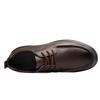 2026 Men's Business Genuine Leather Shoes Men Soft Comfortable Casual Walking Shoes Cowhide Male Lace-Up Anti-Slip Flat Footwear