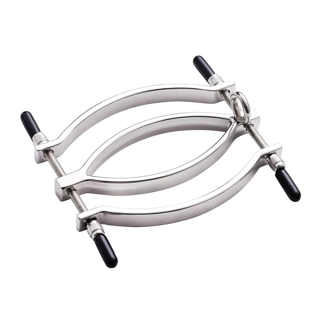 Labia Spreader Strap with Clamp Clip Clitoris Spread Pussy Open Vagina Stimulator SM Bondage Sex Toys