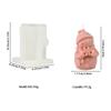 Christmas Snowman Silicone Candle Mold DIY Snowman with Snowflake Christmas Tree Star Aromatherapy Candles Gypsum Holiday Decor