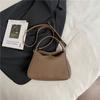 Silver Clutch Bag Fashion Handbag Large Capacity Bucket Crossbody Bag Women Simple Portable Tote Lady Adjustable Shoulder Bags