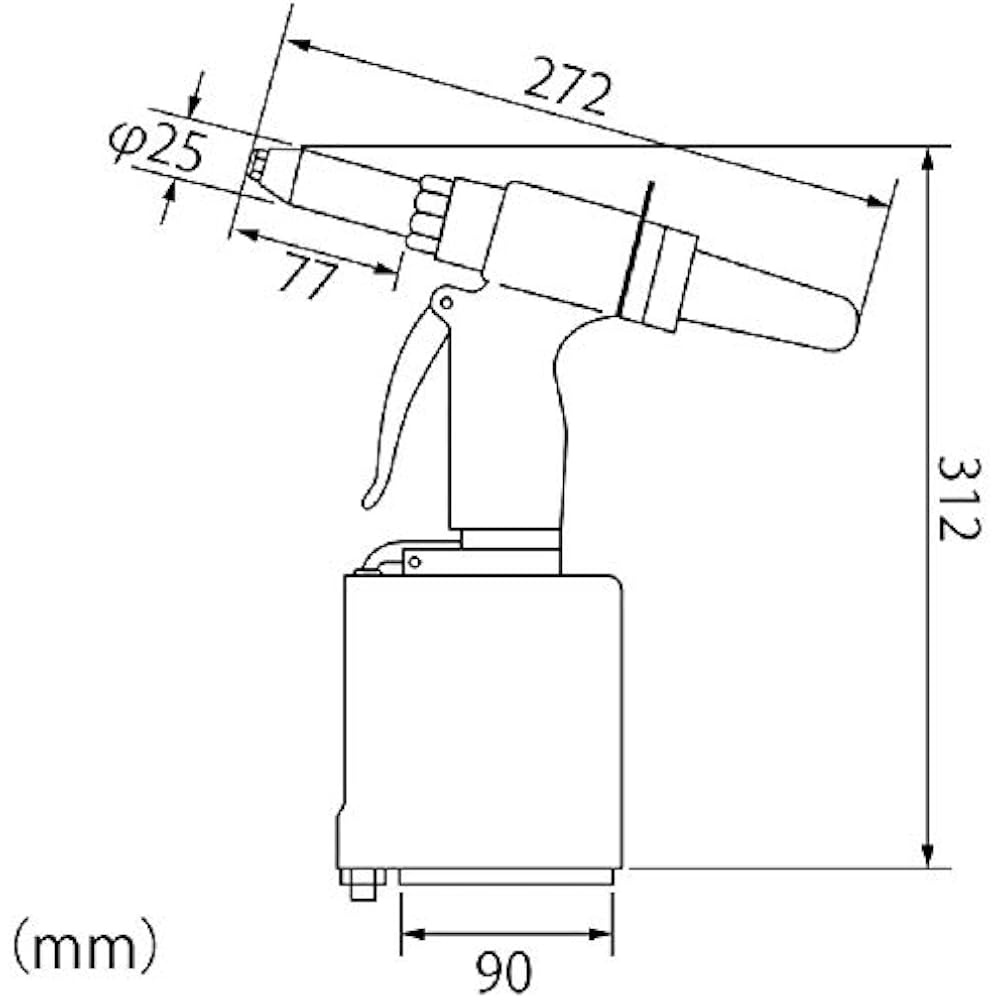 Aviar riveter AR011HX AR011HX