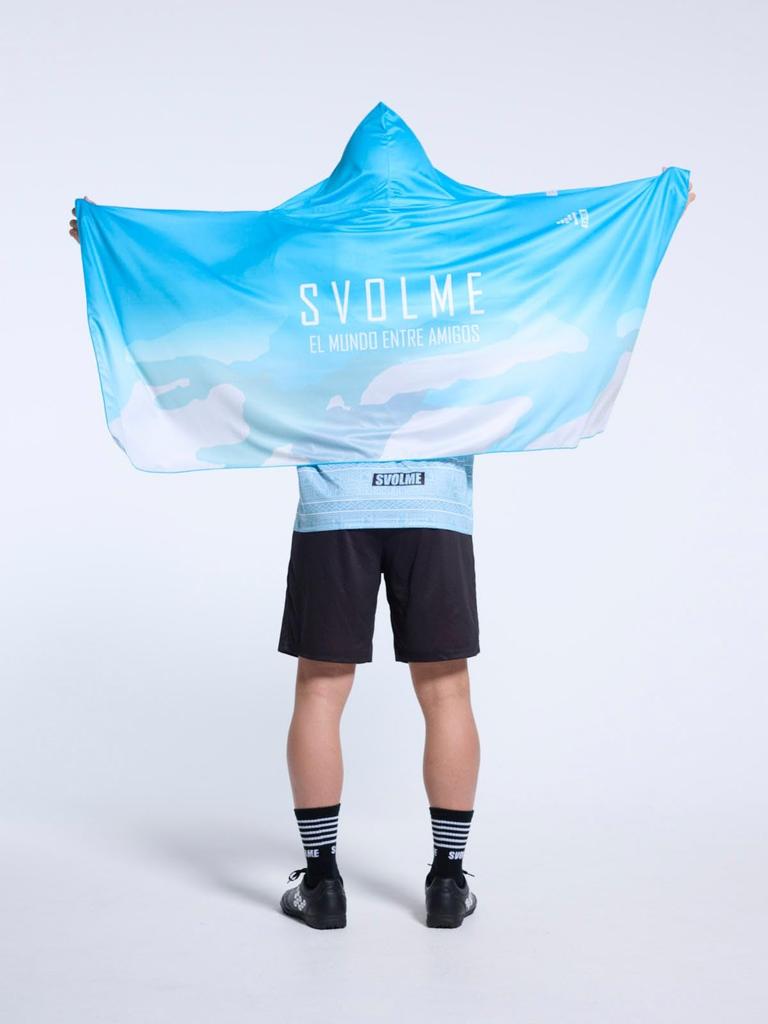 SVOLME Cooling Poncho Size Sax 1252-42029, F,