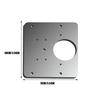 Stainless Steel Cabinet Wooden Door Hinge Repair Plate Shelves Mounting Template with Screw Assembly Household Bracket