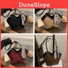 Fashion Retro Style Solid Color Large Capacity Handbag For Casual Outings