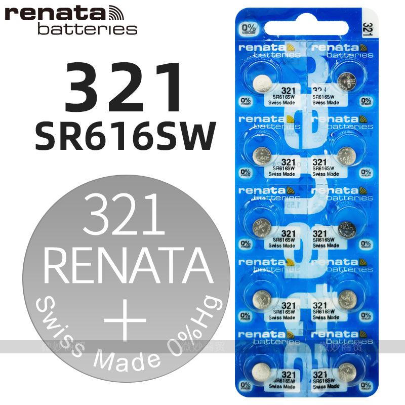 Swiss Renata Watch Button Batteries: 377, 364, 321, 371