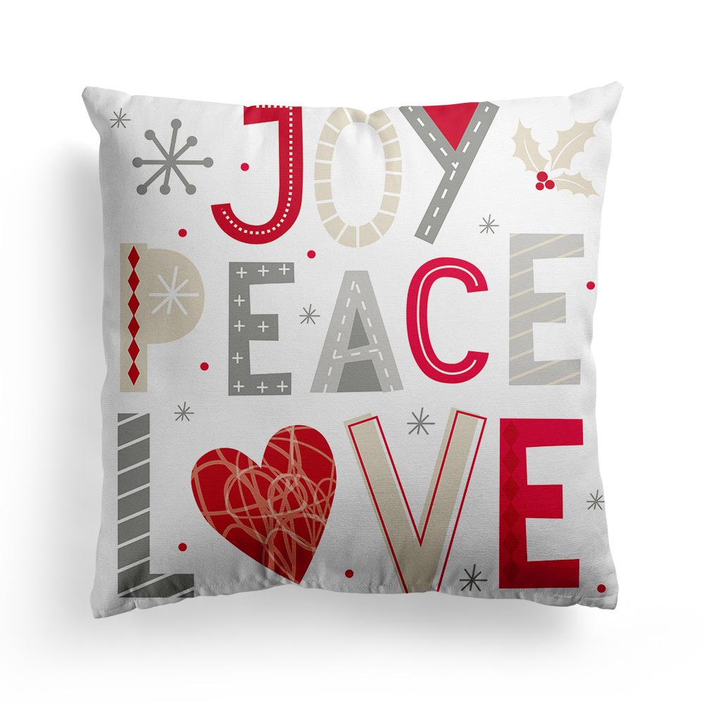 New Christmas Pillowcase Christmas Tree Holiday Sofa Pillow Cushion Cover